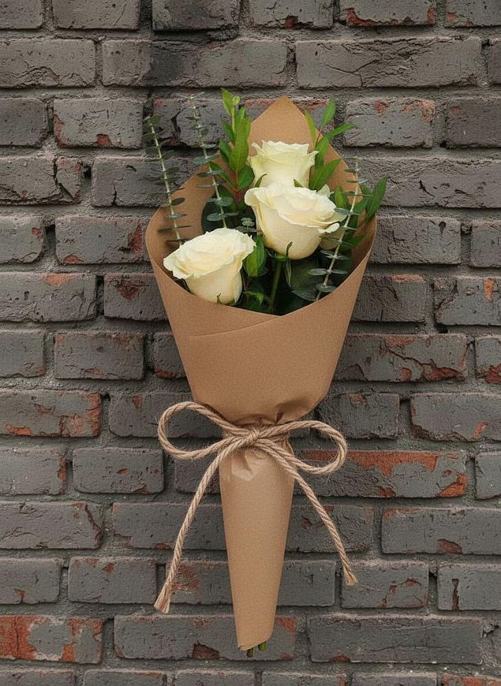 Букет из 3 роз в Крюково Букет цветов из: Розы в Крюково