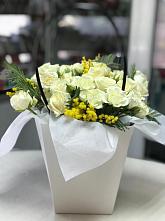 Композиция бриллиант в Крюково Цветочная композиция из Розы в Крюково